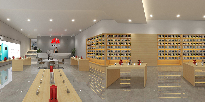 李志华佳缘装饰18054488186-华为专卖二楼-装修设计方案