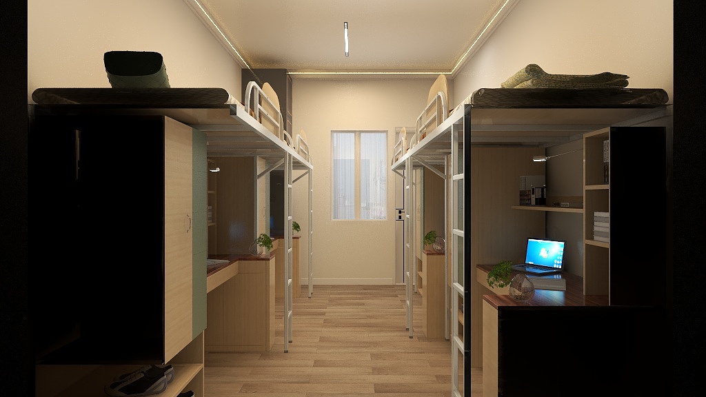 李向阳-宿舍施工图-装修设计方案