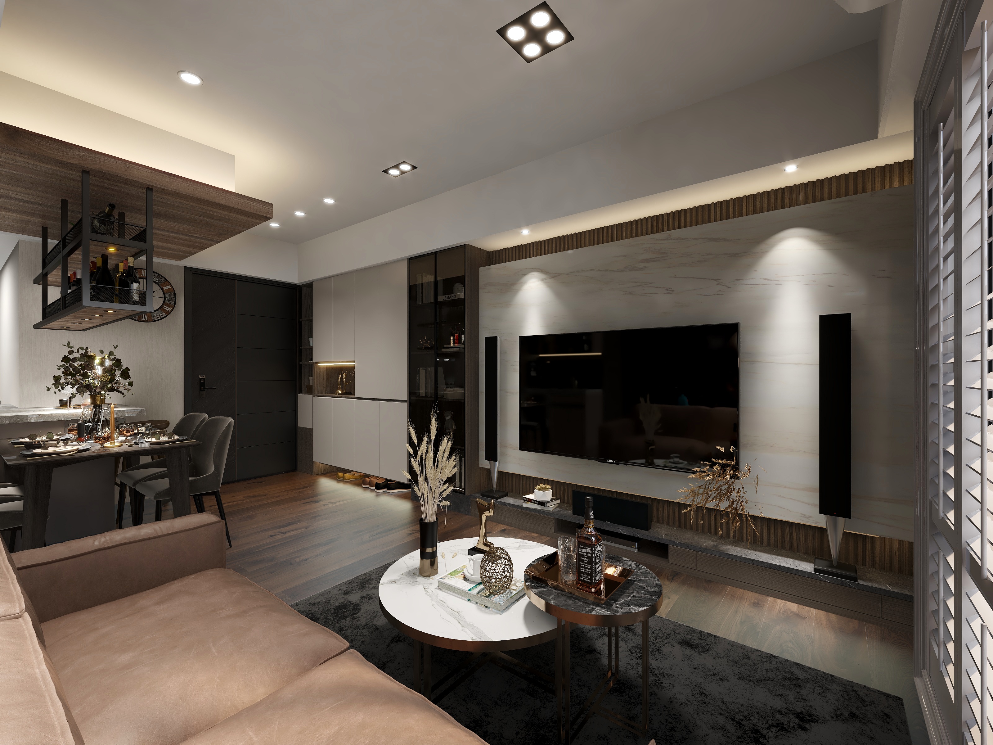 西雅圖室內設計-微醺之夜-装修设计方案