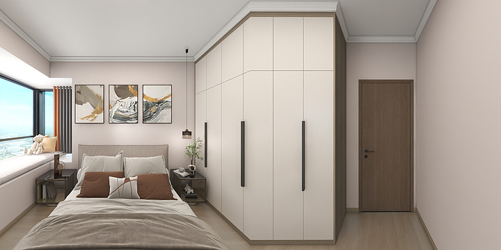 红鲤鱼与绿鲤鱼余鱼-瀚林国际8-808-装修设计方案