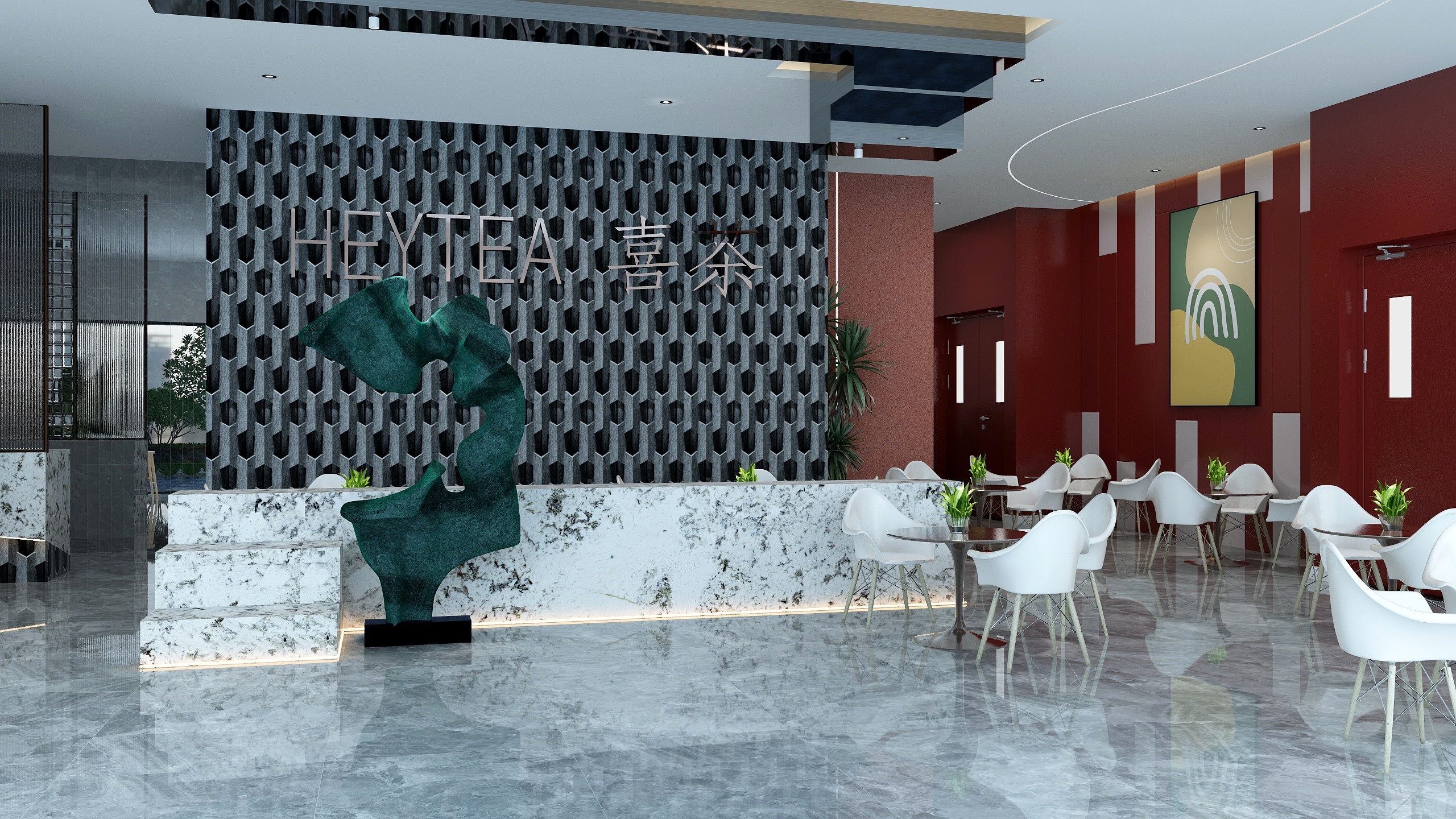 梵间老郭-喜茶-装修设计方案