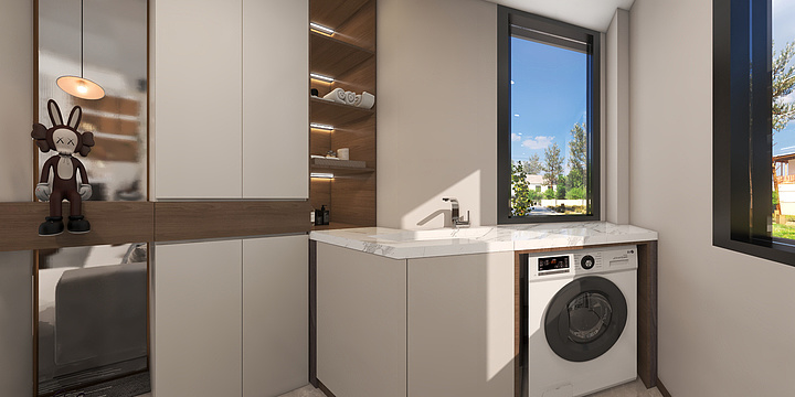 小美配色-花样年29-101庭院-装修设计方案