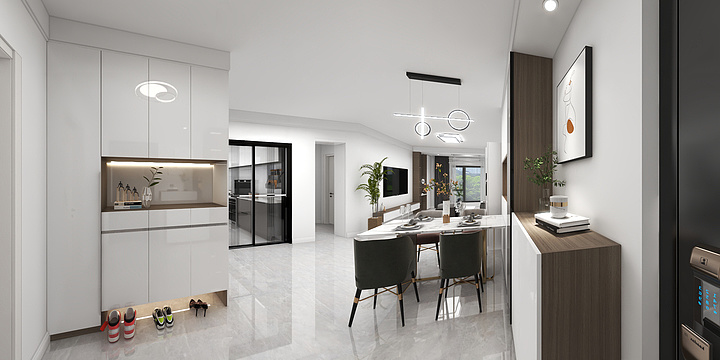 北方小伙儿-保利中央公园杨女士雅居-装修设计方案