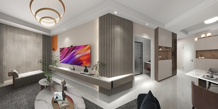 设计师小胖-铂悦山E1户型9-1-1204-装修设计方案