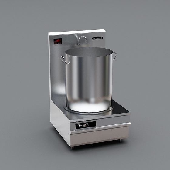 Industrial Kitchen Equipment 3D Model
