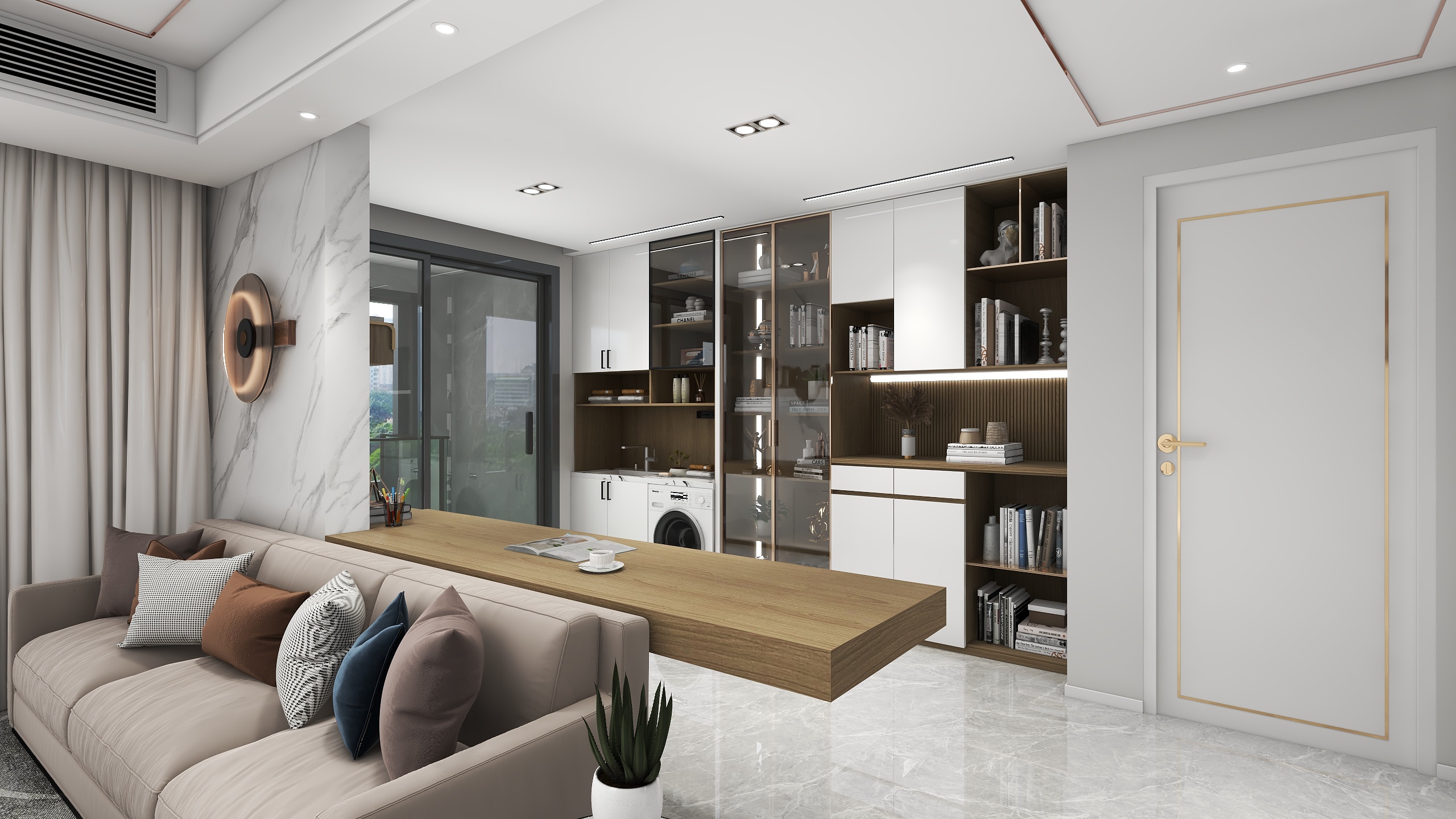 锦艺装饰Sammy-拉菲公馆17-1-102  130三室两厅两卫-装修设计方案