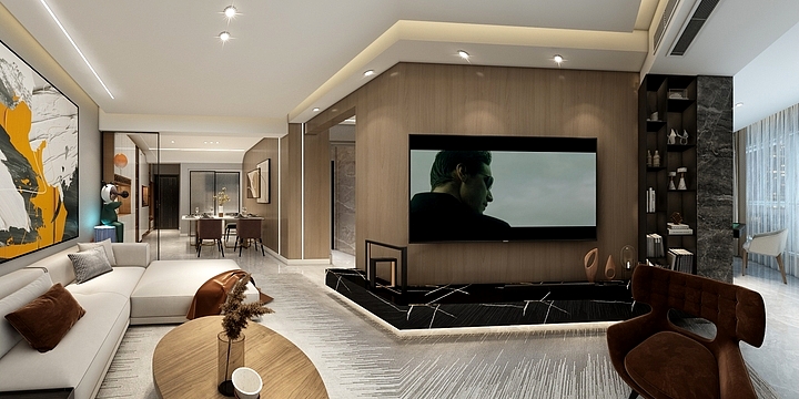 设计师梦恒-现代-装修设计方案