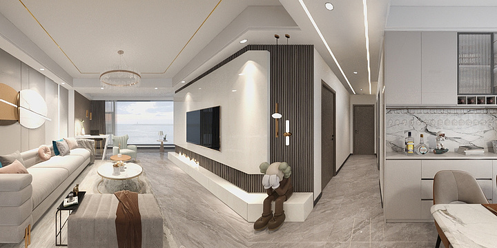 BT柏图设计-华泰官邸125平方-装修设计方案