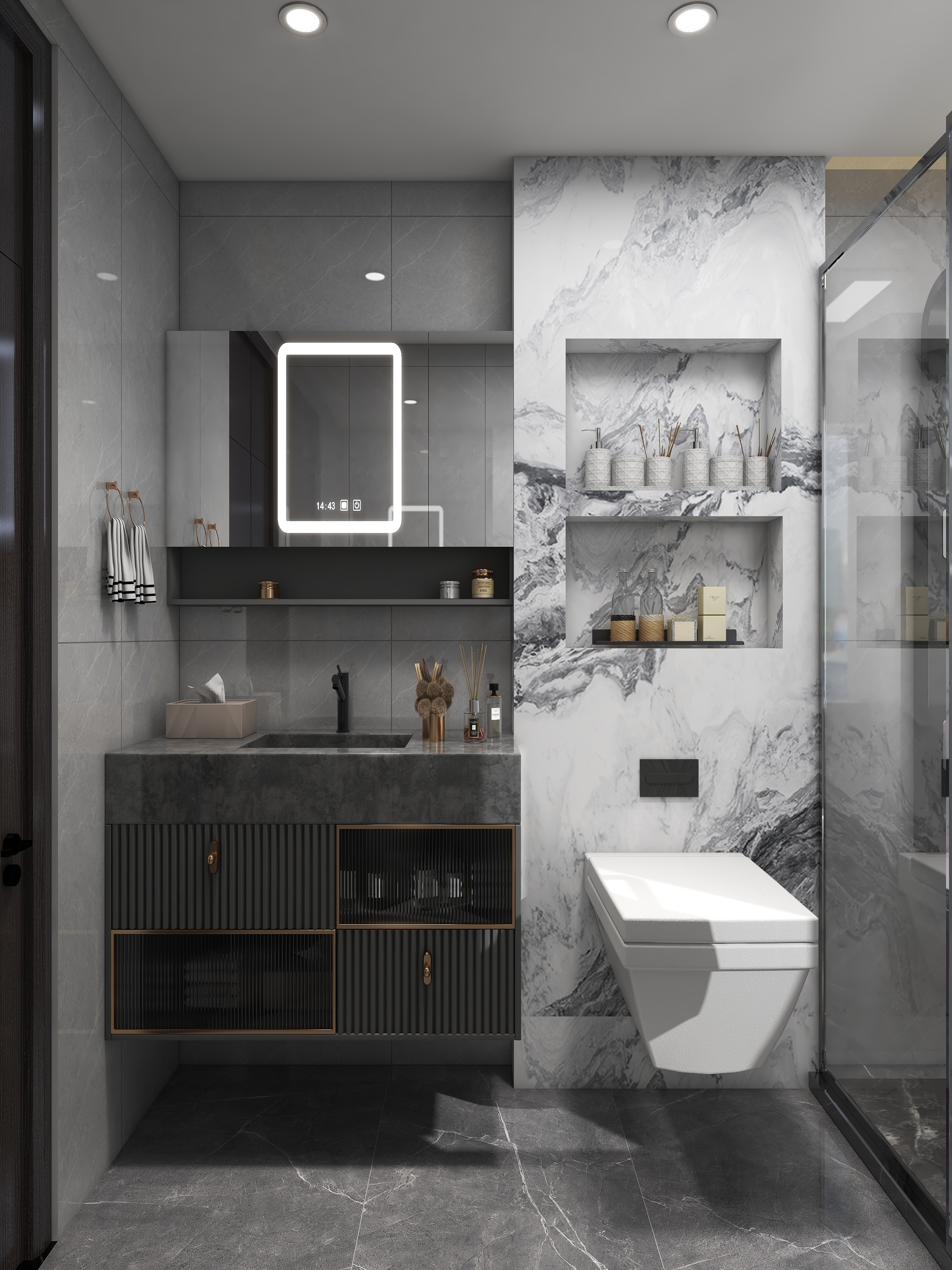 S.Q丨空間設計-淮安院子别墅效果图-装修设计方案