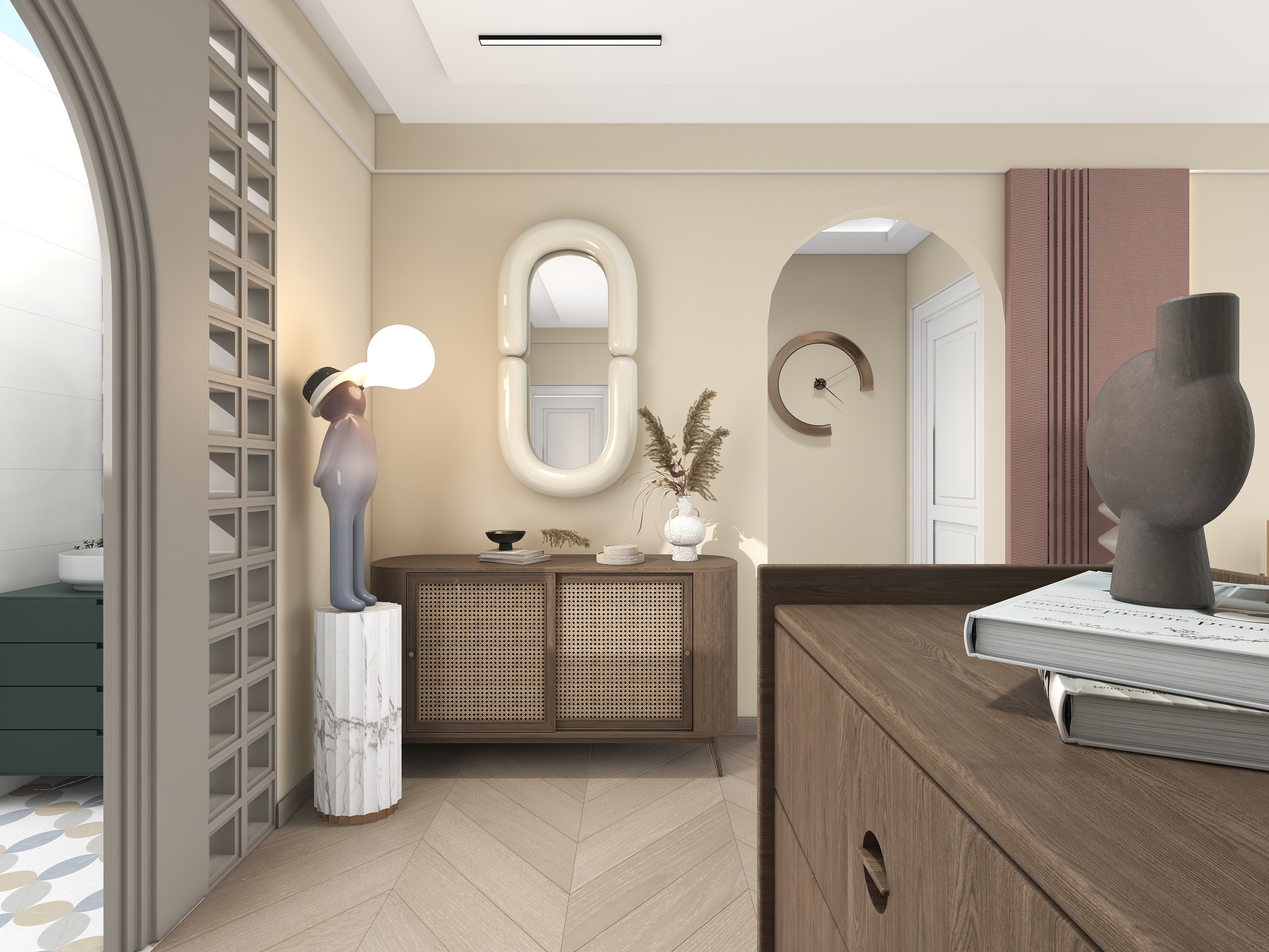 小喵一加-两居室现代奶油风-装修设计方案