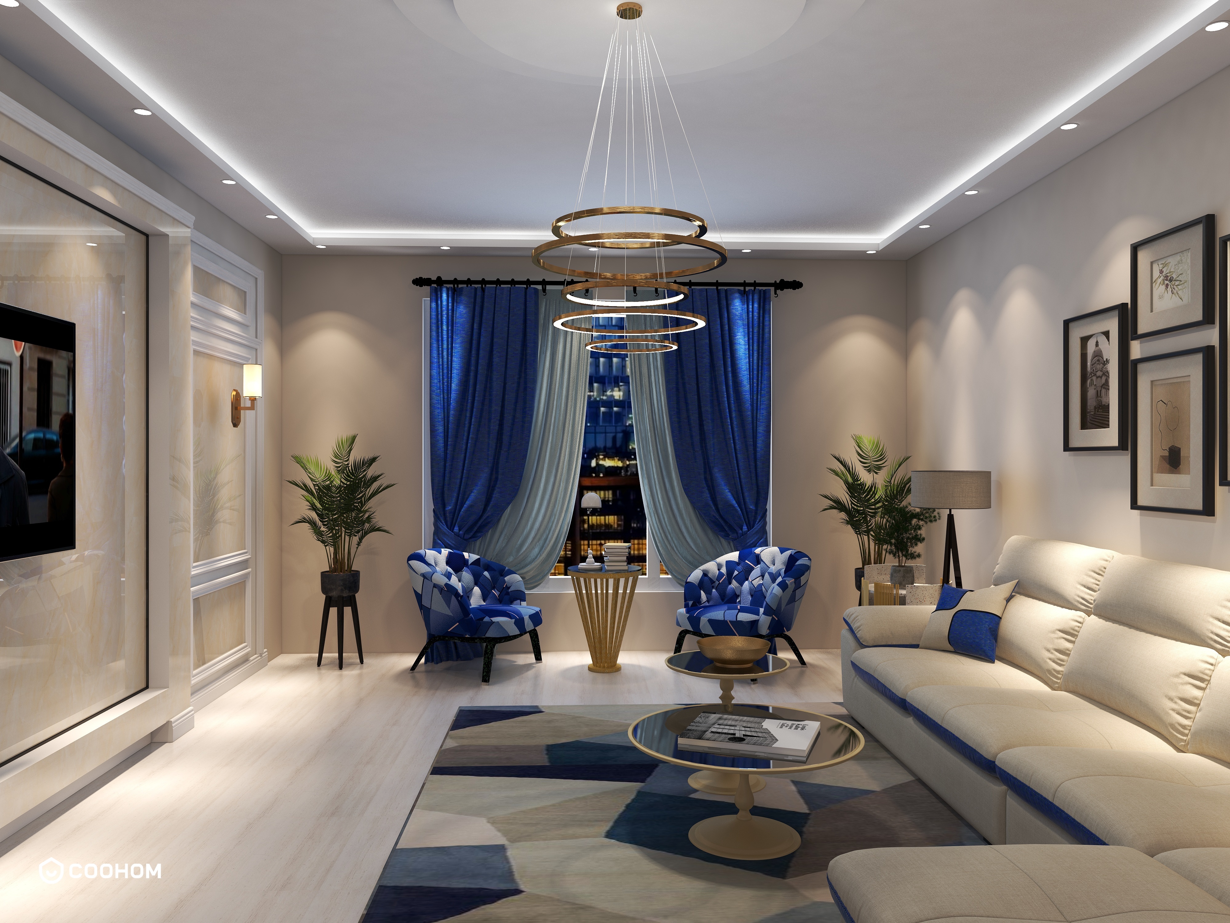 Siti Nurhasanah的装修设计方案:living room