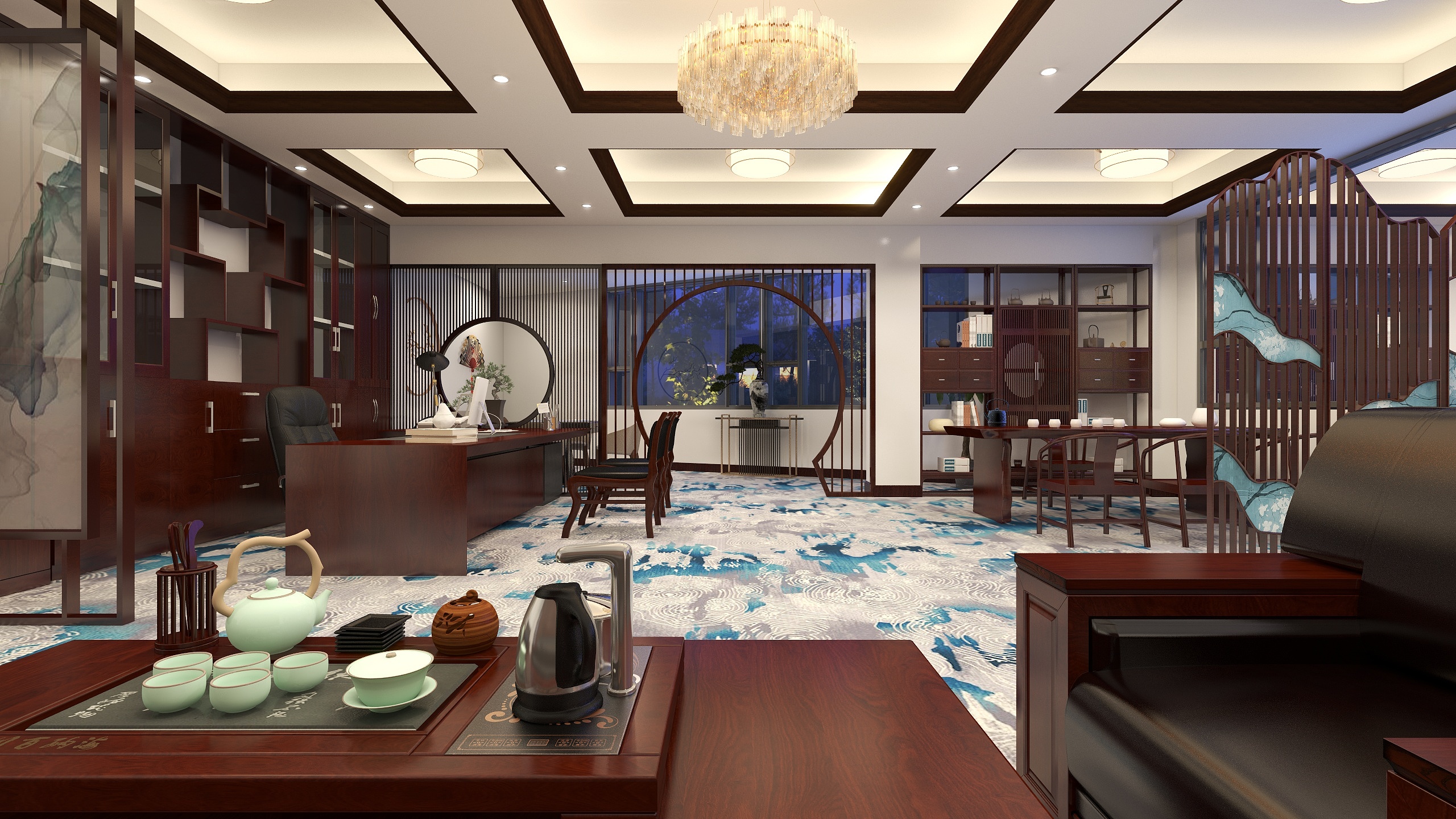 周永和-渭水苑商埠社区180㎡-装修设计方案