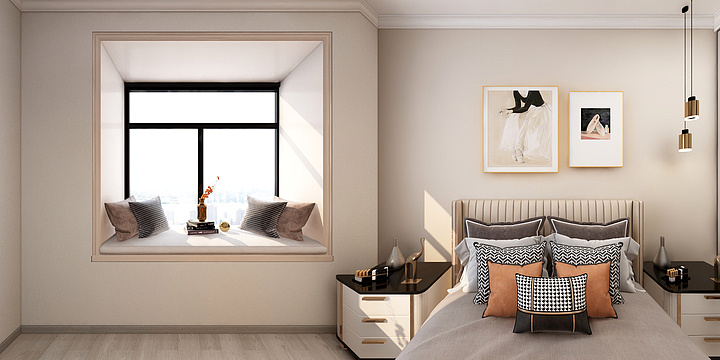 设计徐双乐-柴桑金鹏城图纸效果图-装修设计方案