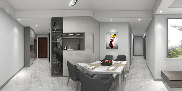 好仁装饰-梅亭佳园90平7栋801室-装修设计方案