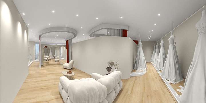 D設計事務所-淮海东路265m²婚庆公司-装修设计方案