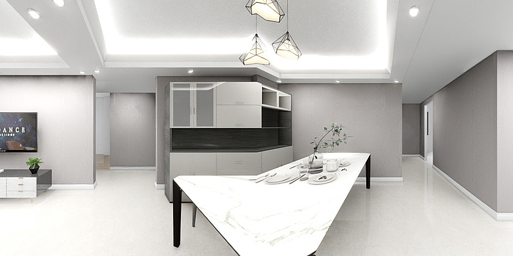 一一吴一一-璞悦东城19-704效果图-装修设计方案