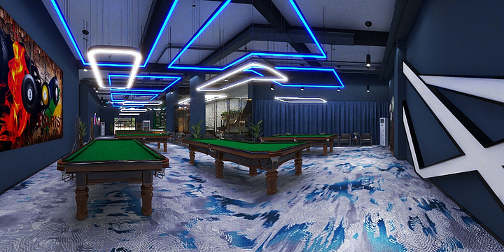 王富宏-台球厅2-装修设计方案