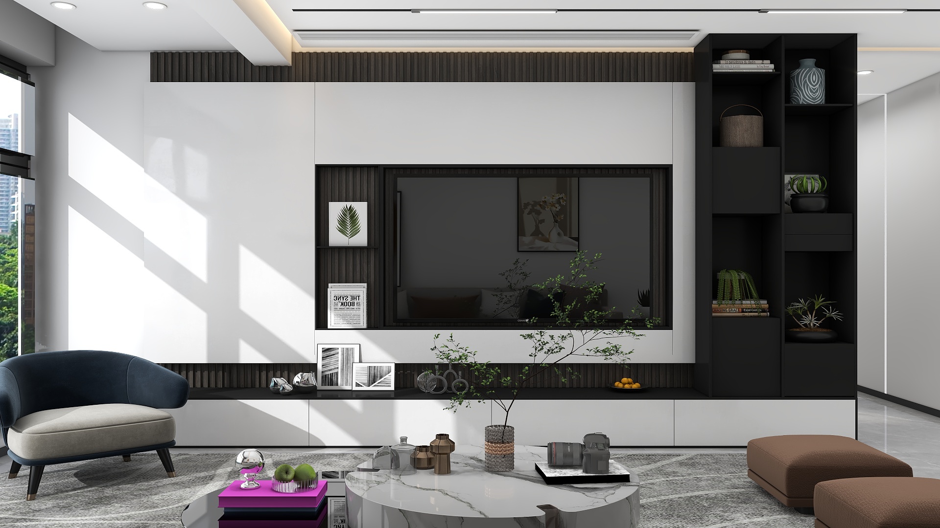 刘喜双-145方现代四居室-装修设计方案