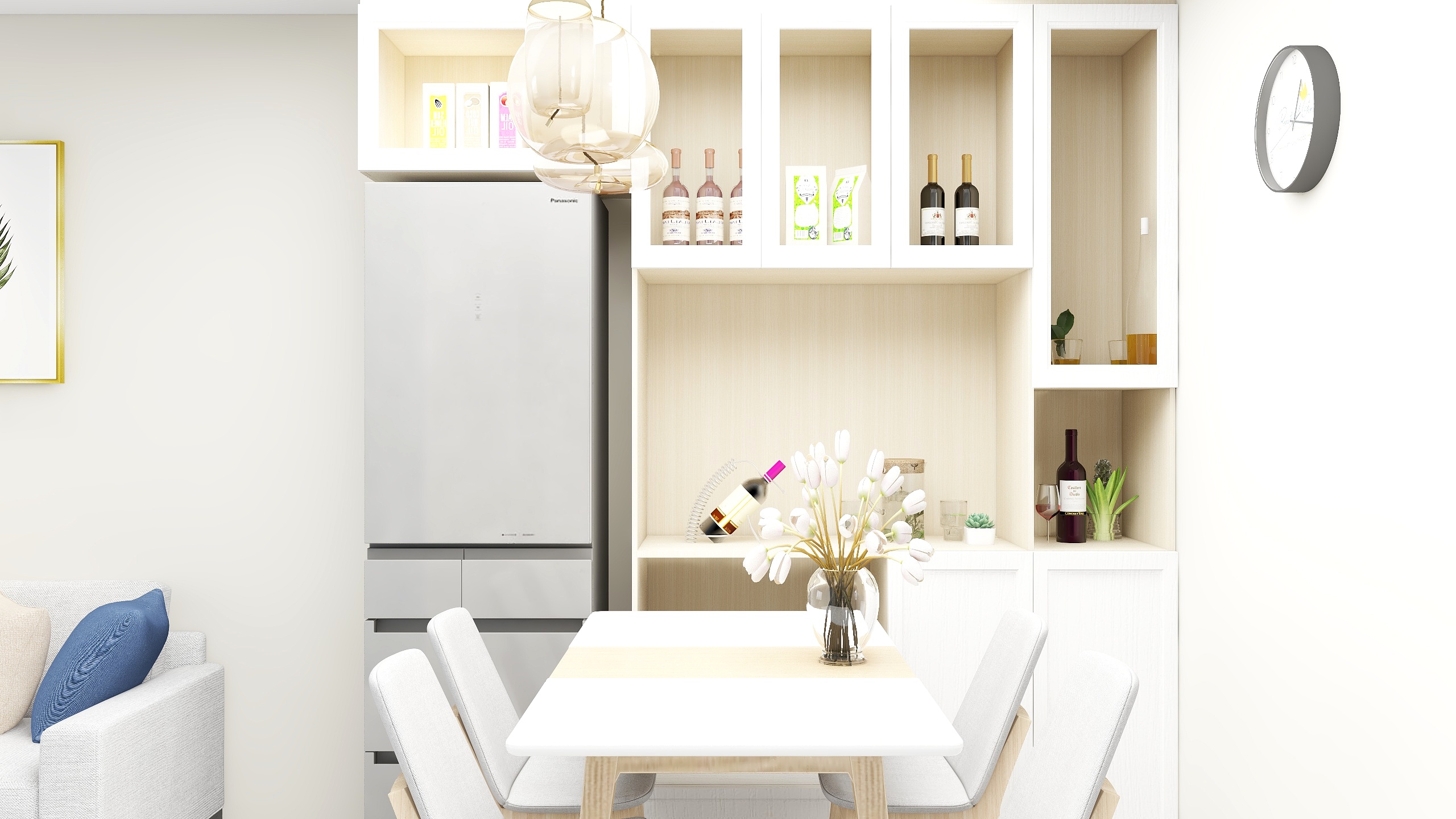 方案v-德信海德公园83.00㎡A2’3室2厅1卫1厨-装修设计方案