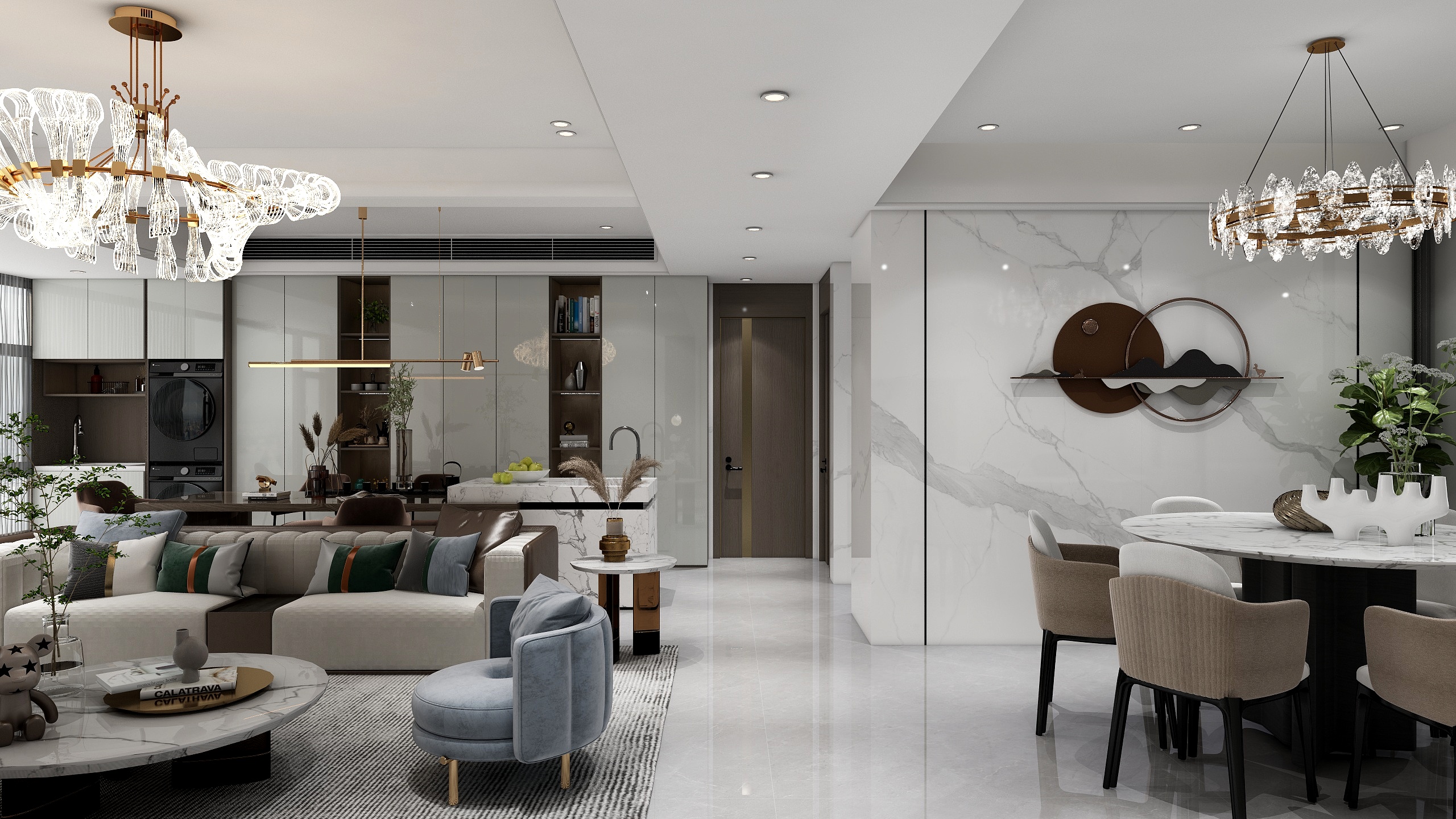 laluna7-中景.尚海城153平方-装修设计方案