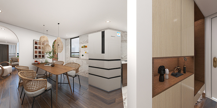 文w艺-品冠装饰《茶余饭后》-装修设计方案