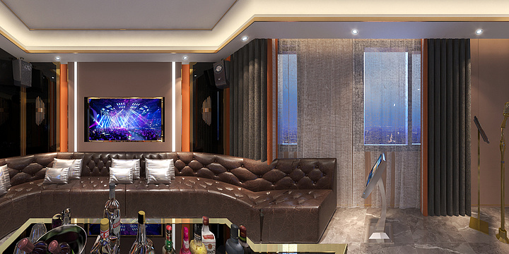 轩凡装饰李消遥-永昌市肖总KTV-装修设计方案