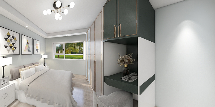 木子LiGN-硬装专业等级考核户型-副本-装修设计方案