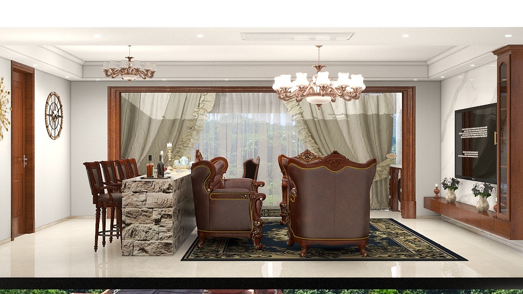 之吴朱-126㎡3室-装修设计方案