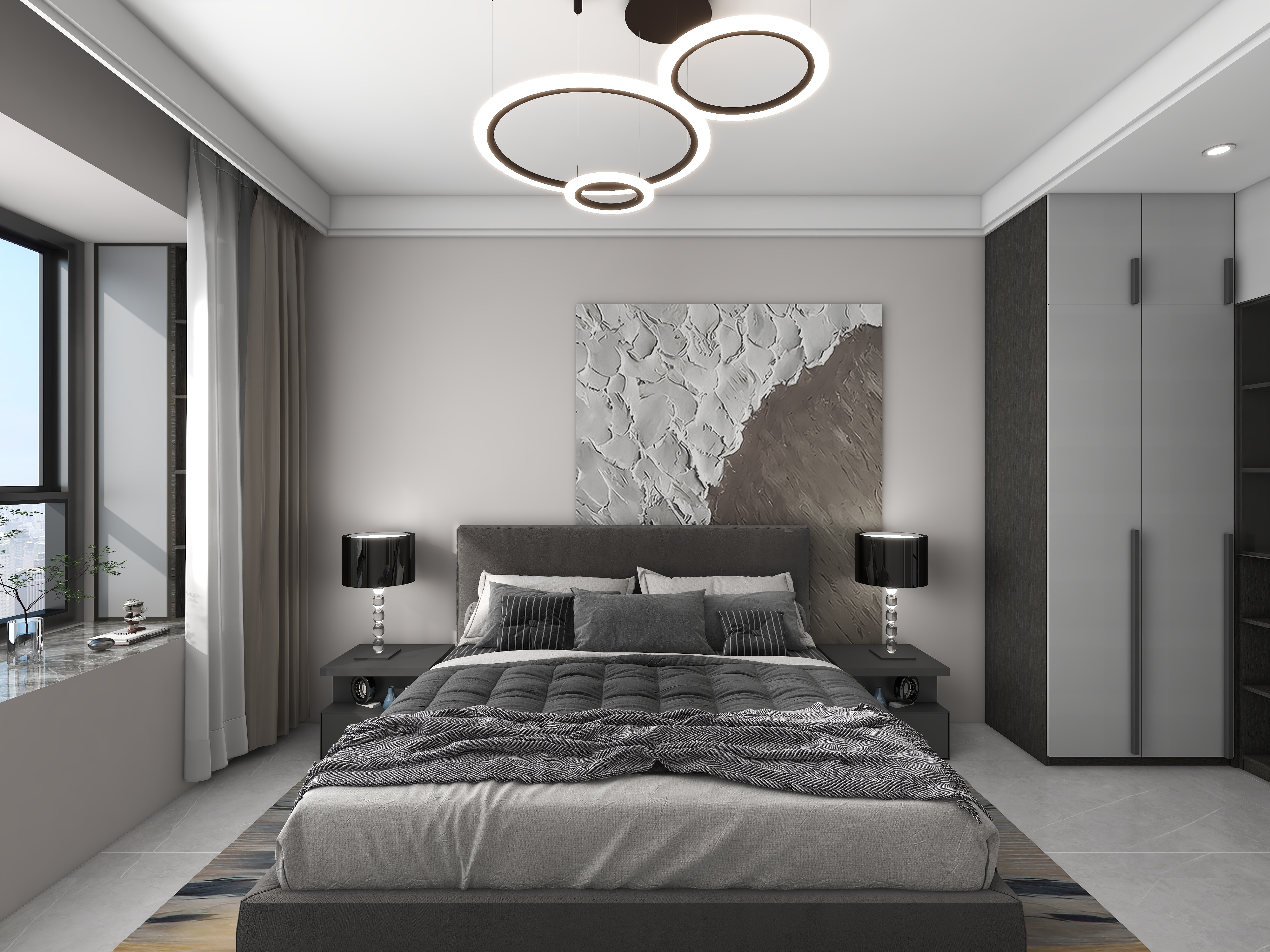 名匠装饰设计刘志强-名门旺福小区103㎡3室-装修设计方案