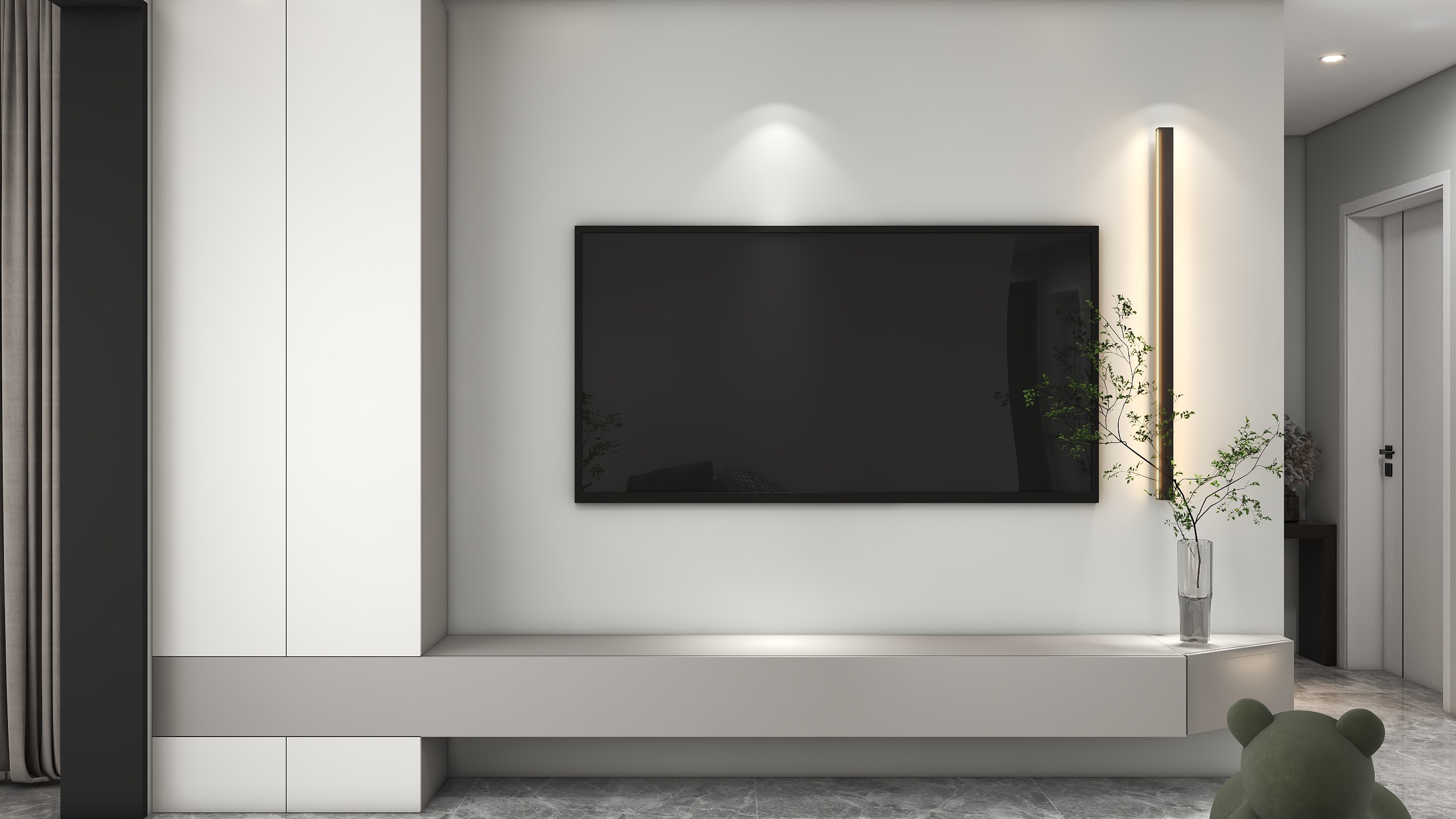 邓世斌-北大华府108平现代雅居-装修设计方案