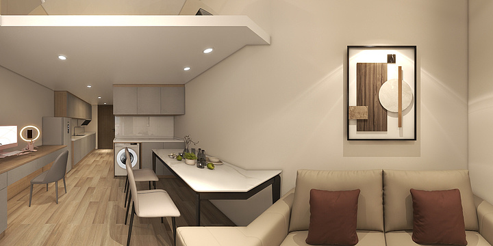 设计师熊熊-王府井公寓-装修设计方案