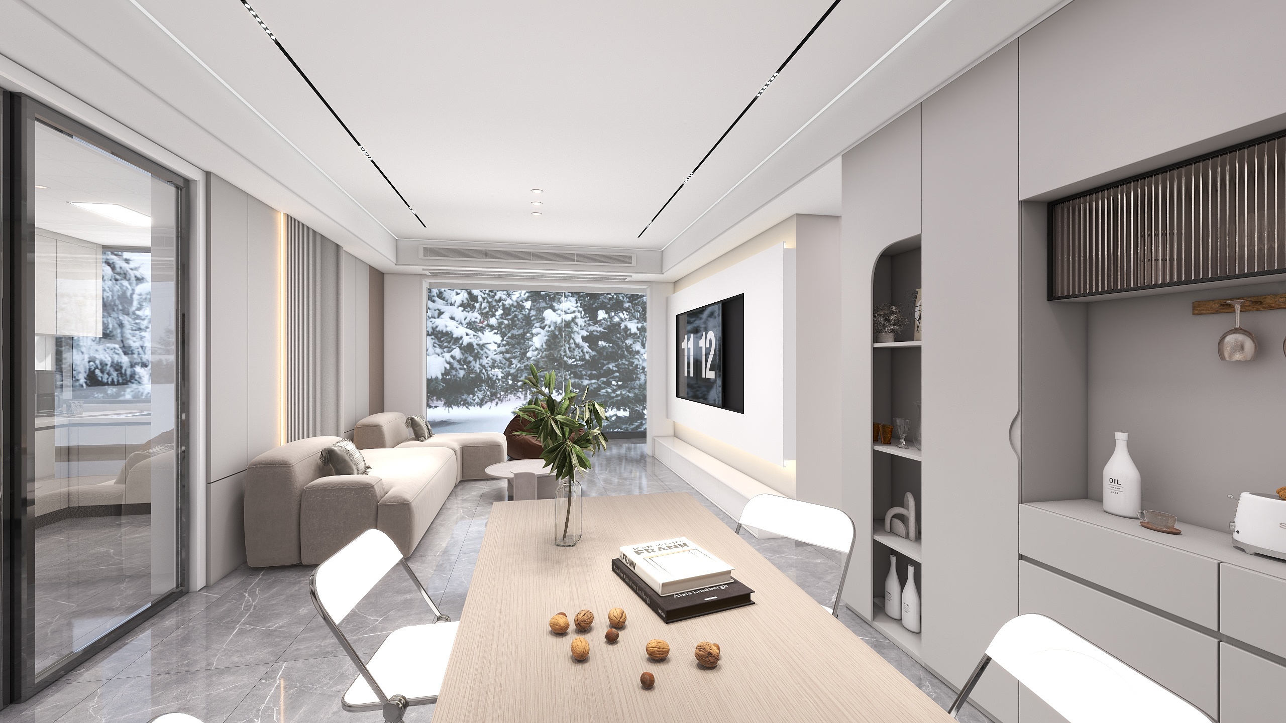 Joanieone-大渡河府滨河湾-装修设计方案