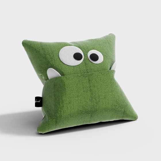 Scandinavian Cushions,Green+Black