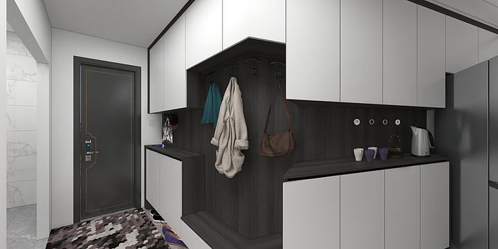 丨二丨-中南春风南岸6-2303户型图-装修设计方案