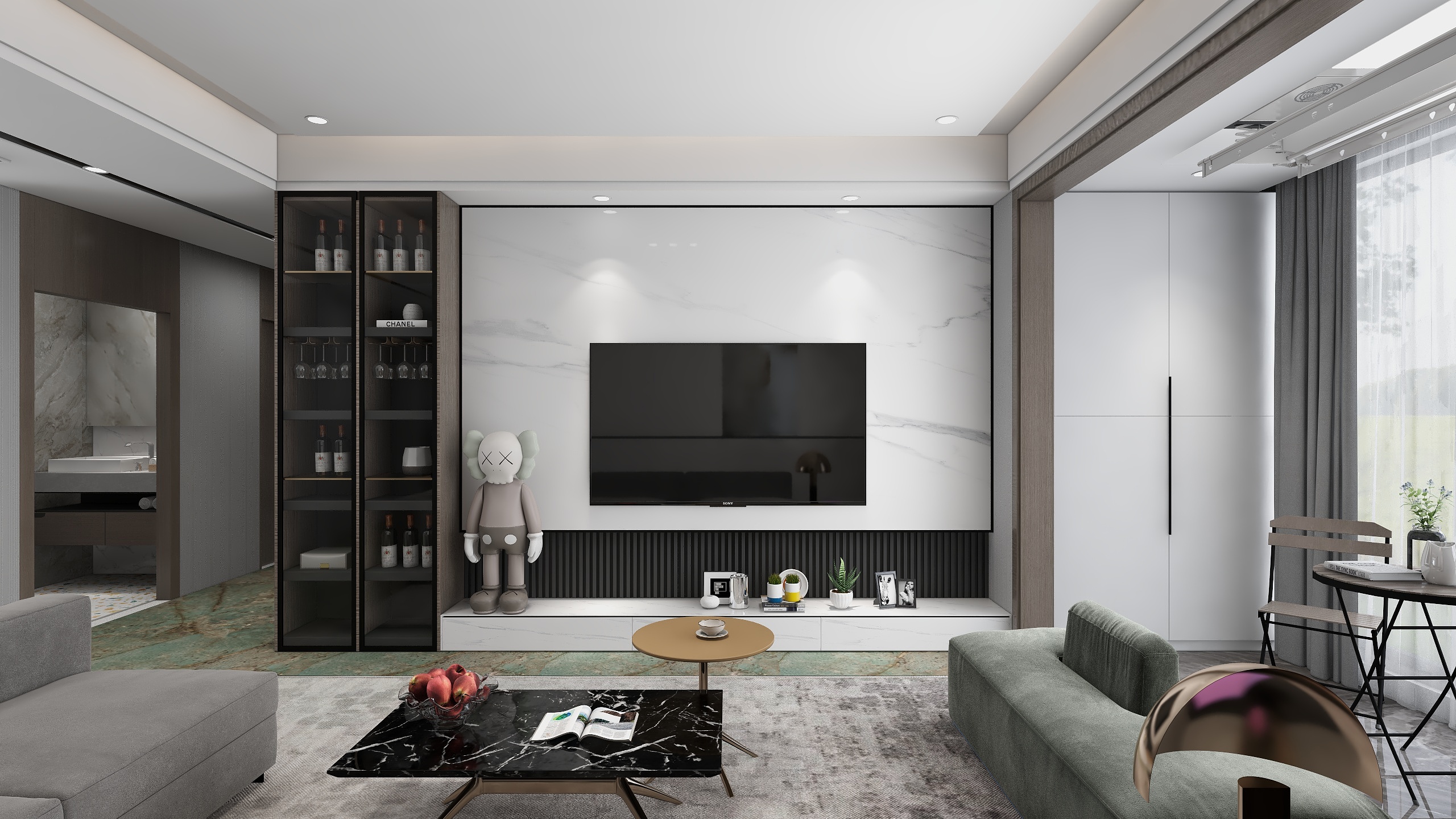 设计师惠姐-大有世家现代风格-装修设计方案