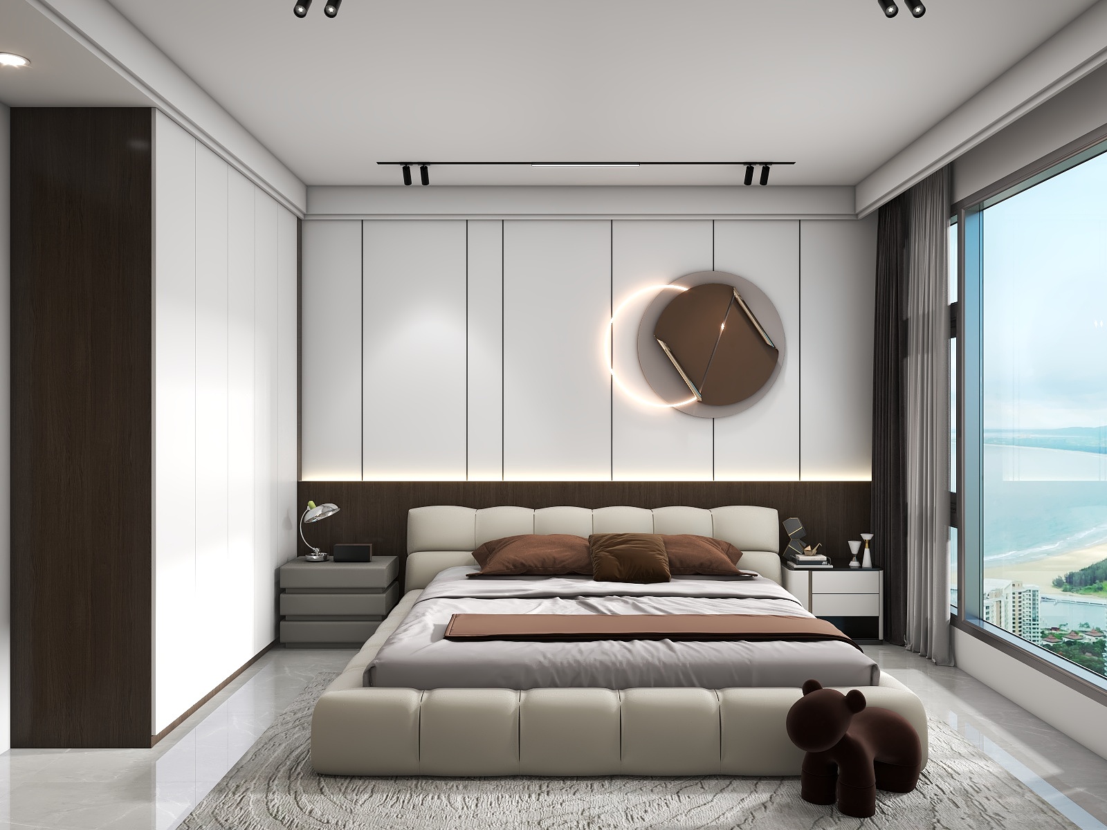武汉全案设计陈-现代卧室-装修设计方案