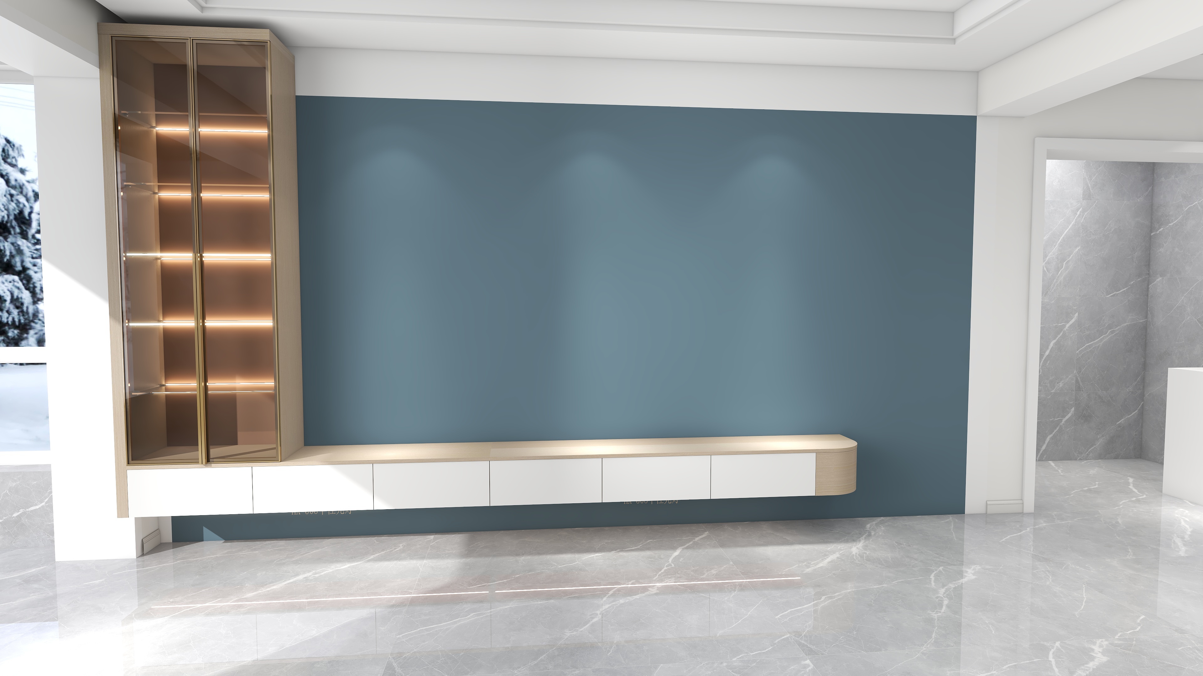 设计师王红兵-裕丰家园一楼样板房-装修设计方案