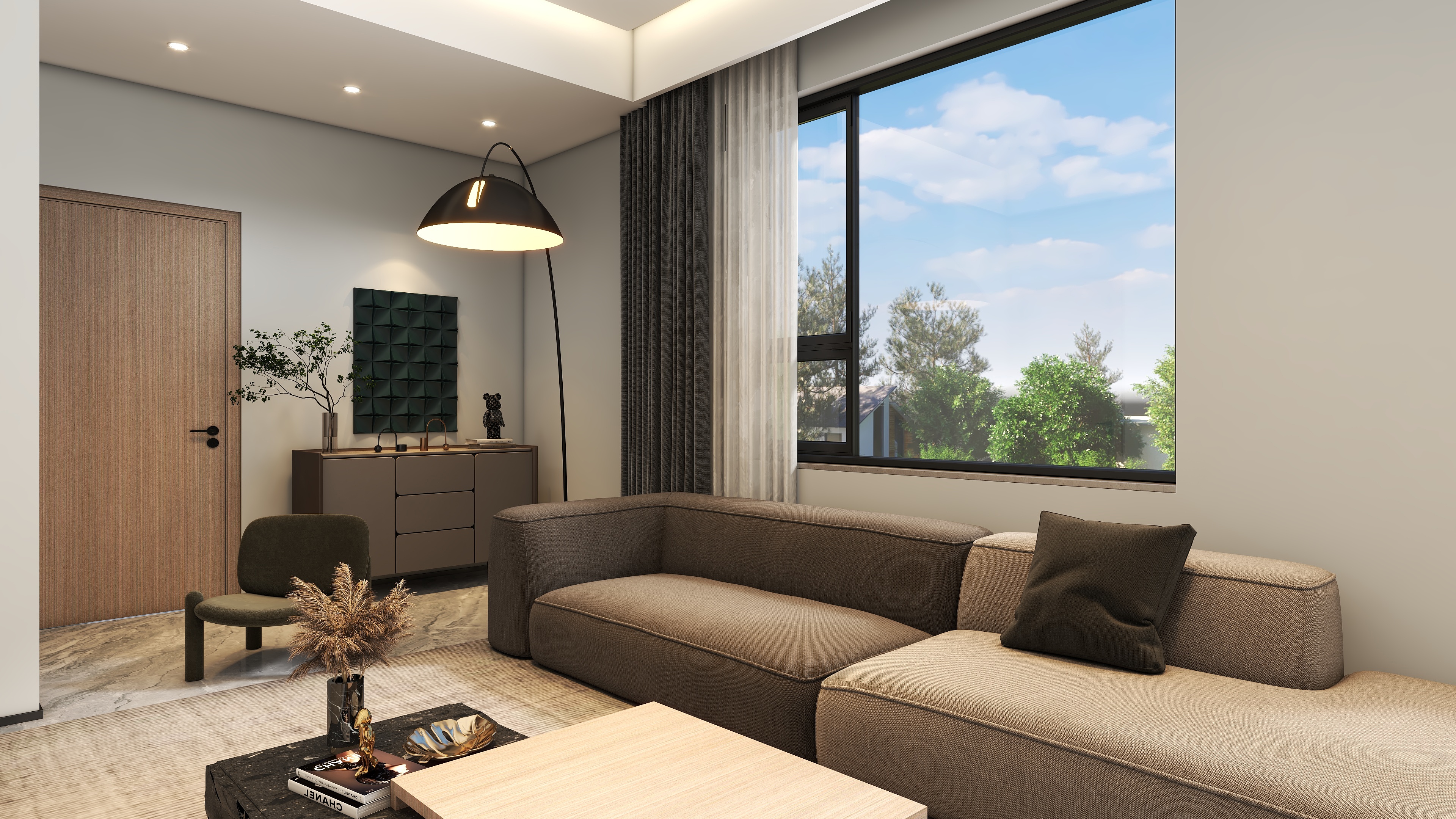 云杉空间设计-安远-缅甸掸邦滚-混搭装修效果图