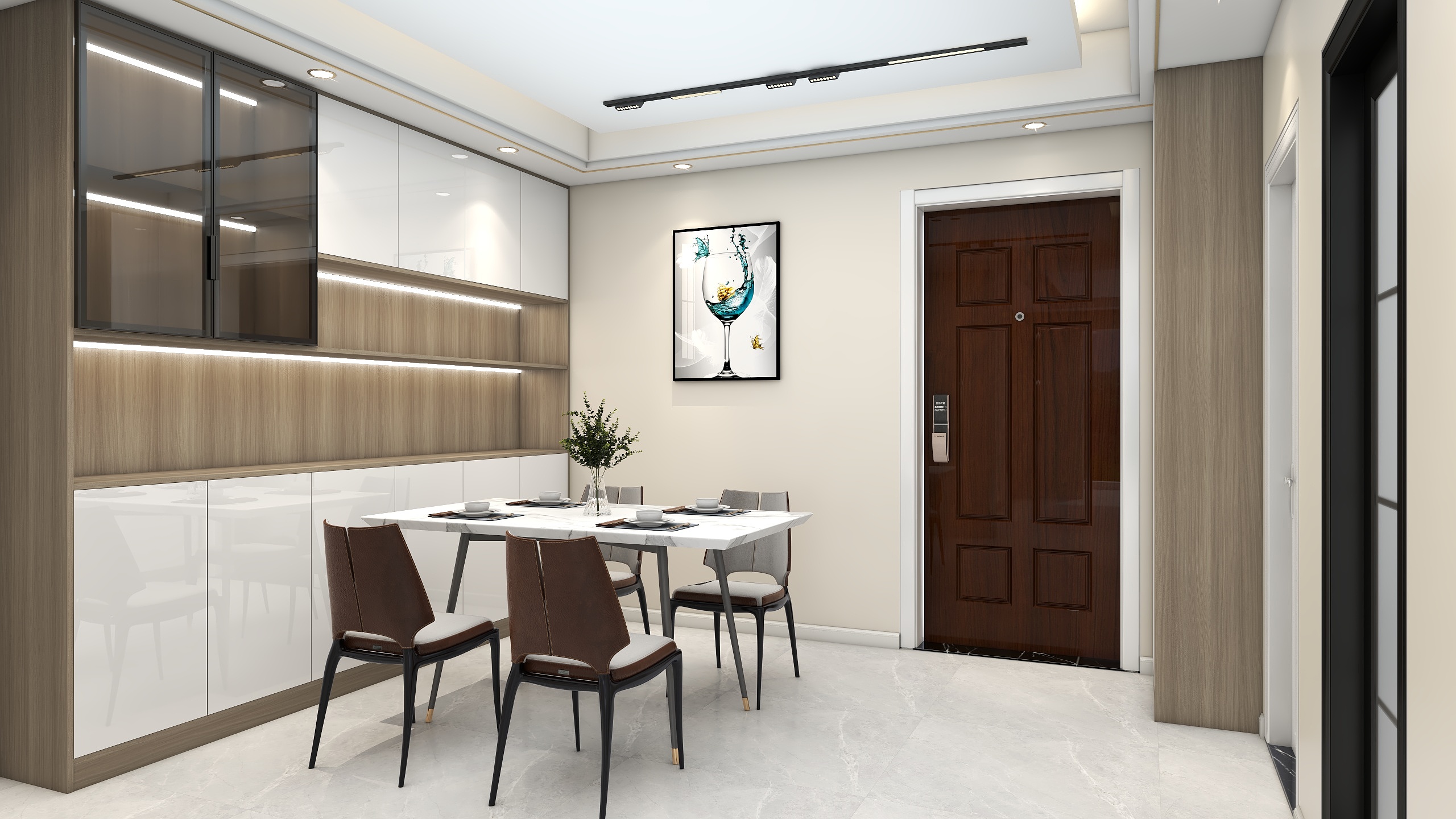 麻城宇宸装饰-幸福嘉苑南区92㎡-装修设计方案