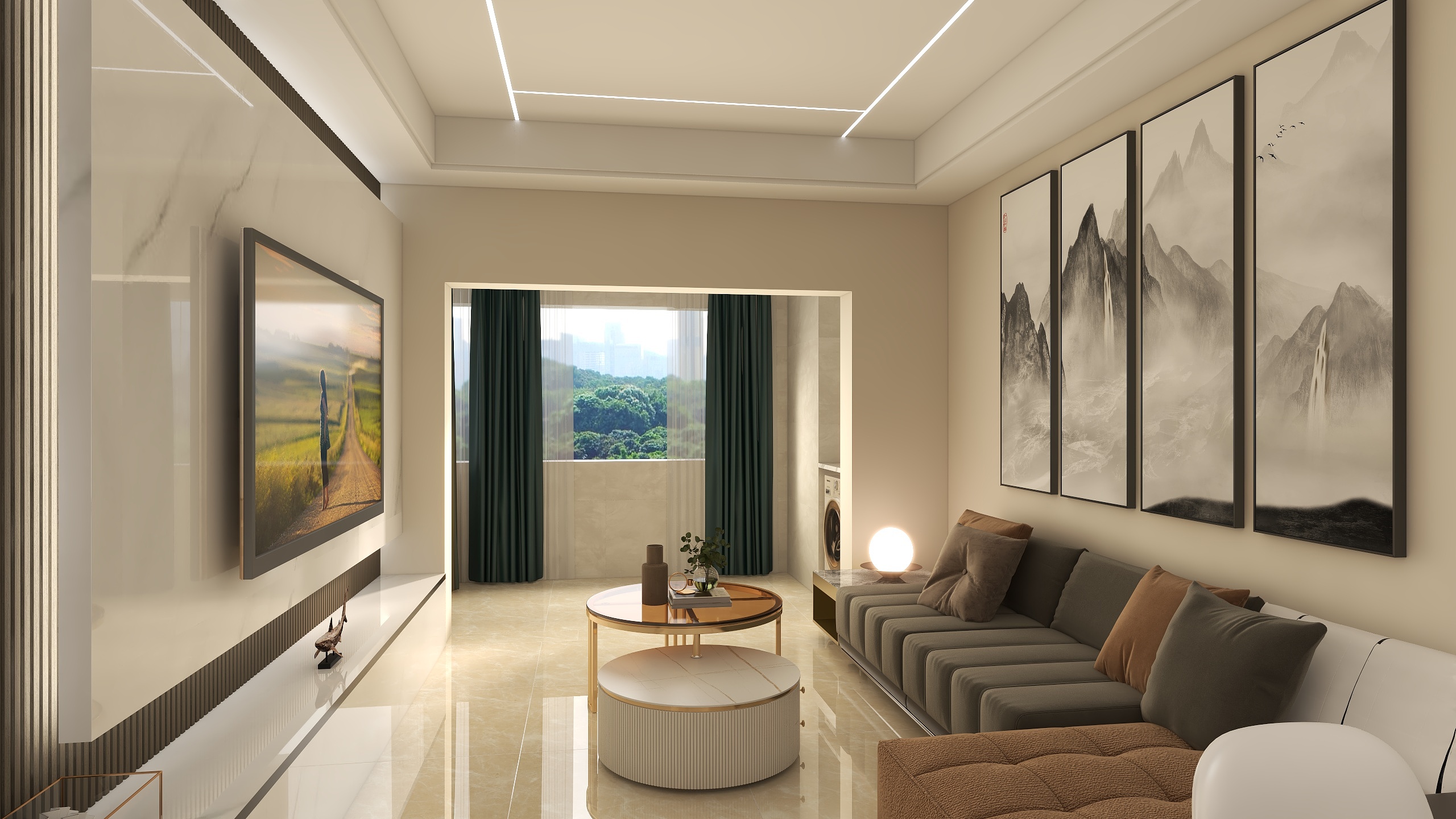 议空间-硬装专业等级考核户型-副本-装修设计方案