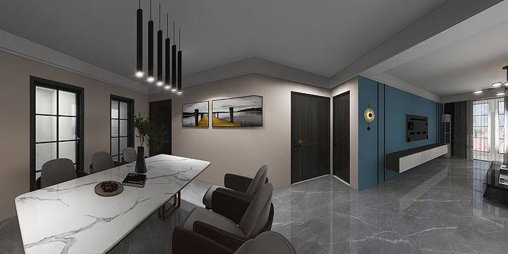 百姓饰家装饰工程-德馨园临街楼2楼东户-装修设计方案