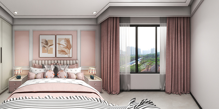 顾家opQg-海德公园83㎡1室-装修设计方案