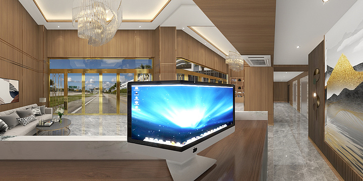 桑美悦家-骏怡大厅-装修设计方案