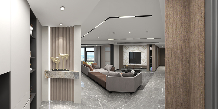 吴遥设计师-龙宸铭著129(5)(1)-装修设计方案