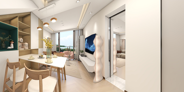 不会画图的明yeIh-公寓-装修设计方案