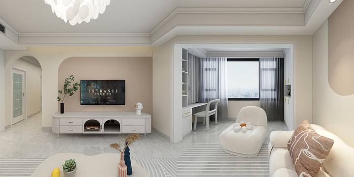 赖祥正-（丽阳名居2-6-04）-奶油风-装修设计方案