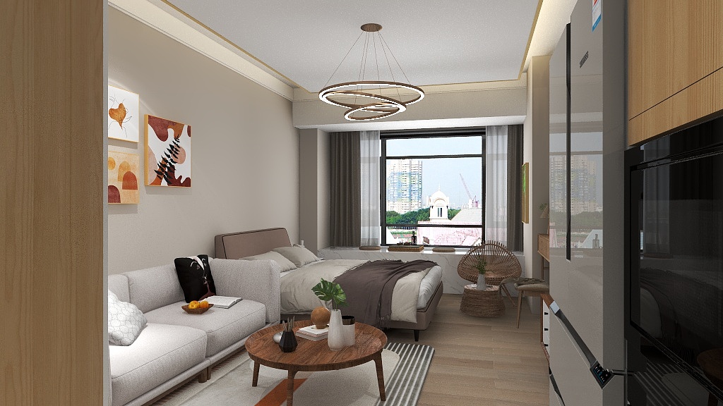 阿京12-世茂天悦58m²(1).dwg-装修设计方案