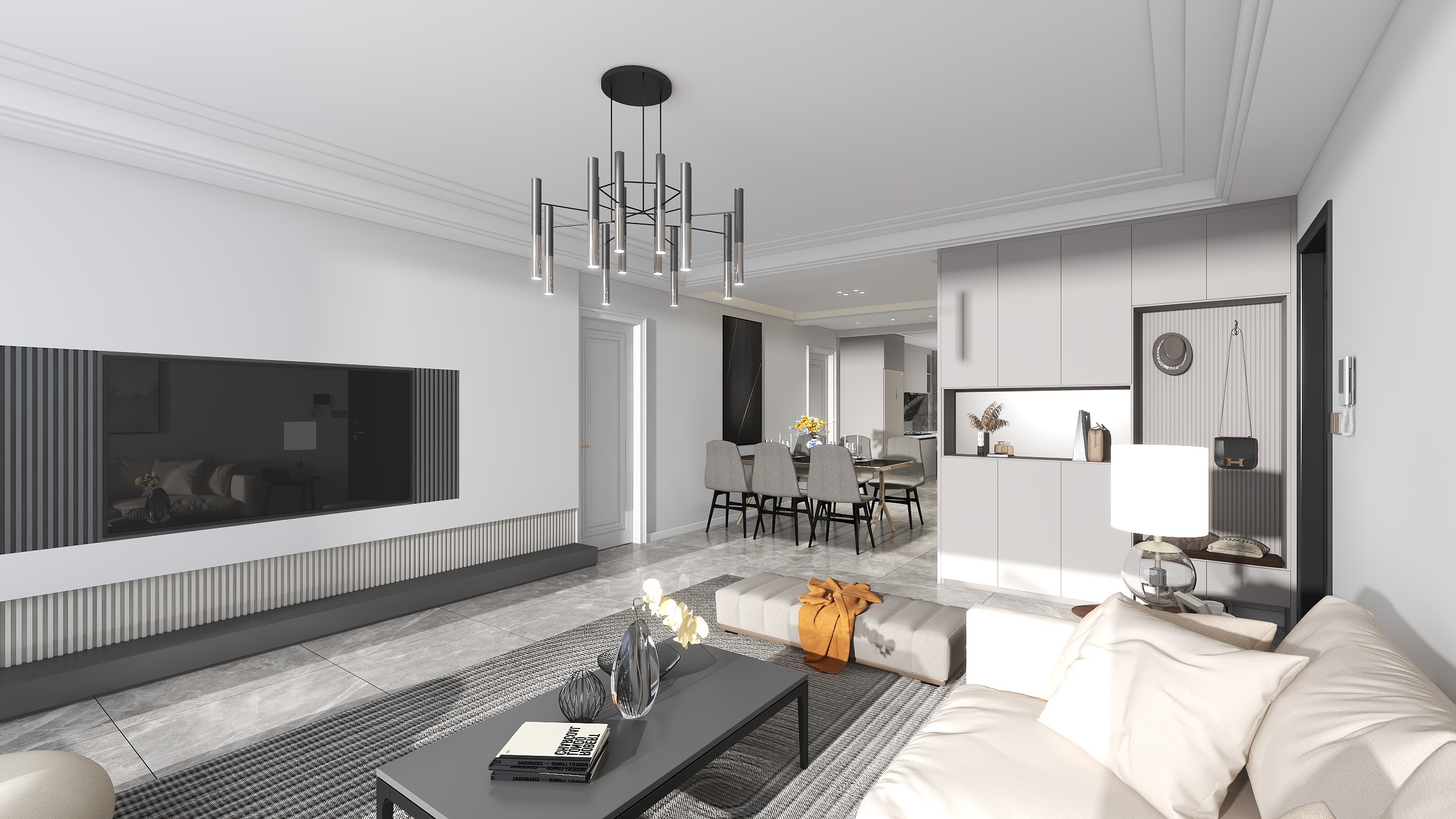 朗恩装饰-贝尔青松1-2-401-轻奢-装修设计方案