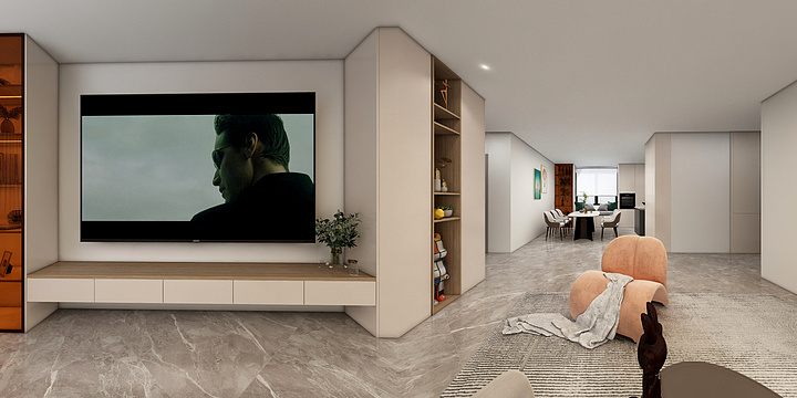 延安1-富力津门湖云舒花园21-1401-装修设计方案