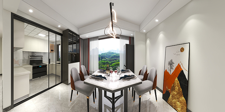 新川印象-家乐-金色晓岛2栋703-装修设计方案